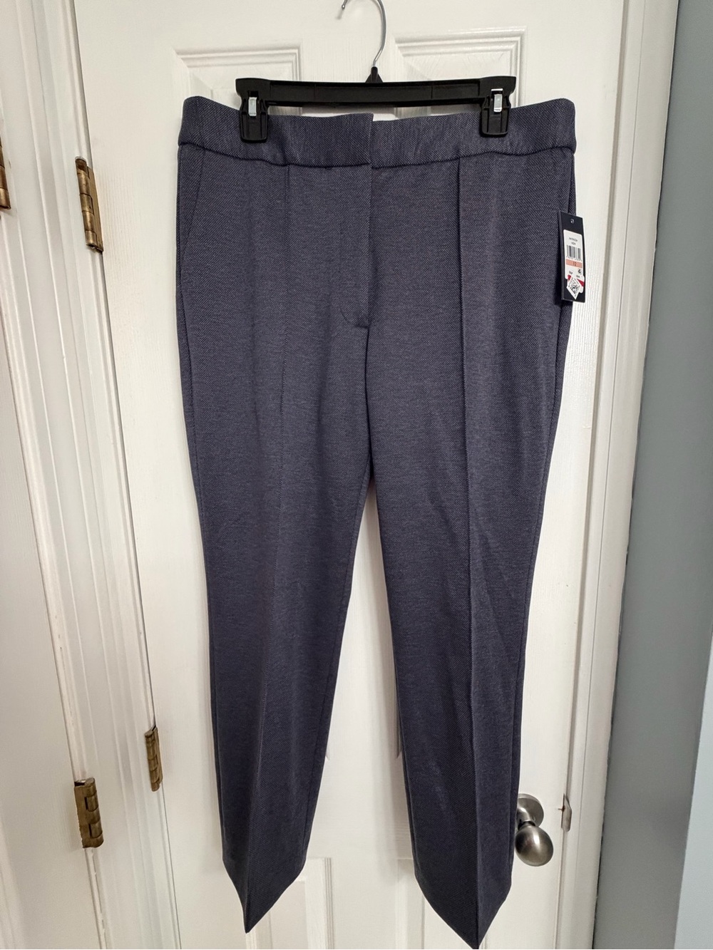 Tommy Hilfiger Women's Navy Straight-Leg Pull-On Trousers